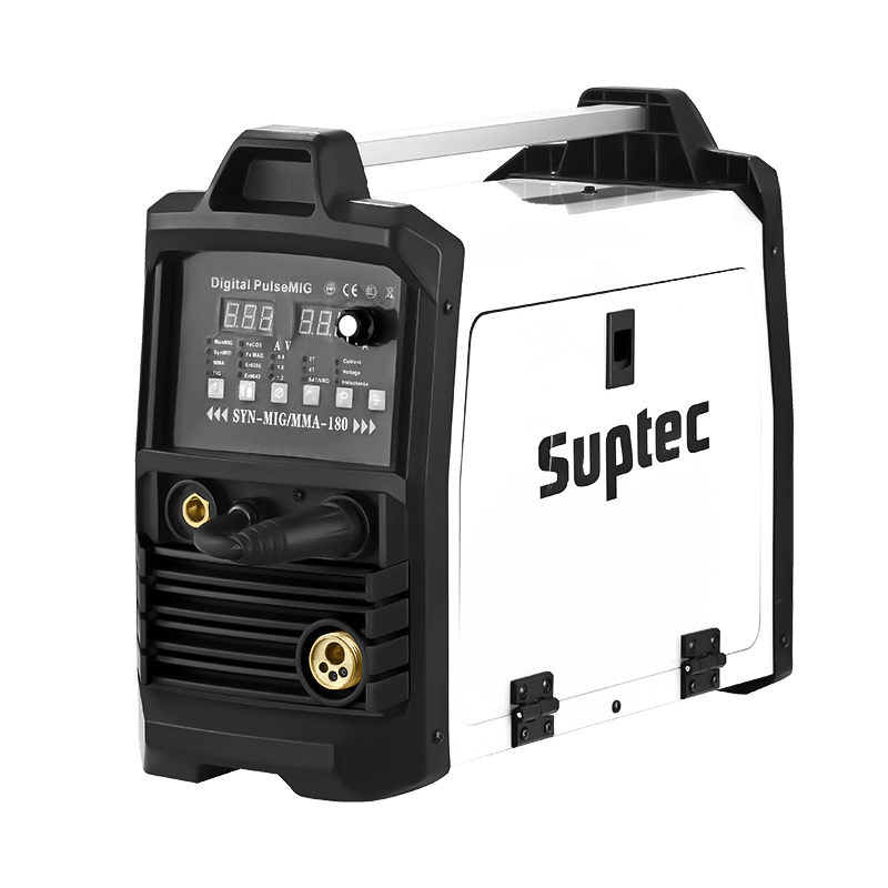 SUPTEC 205A MIG SOUDEUR, ARC STICK SOUDEUR, 3 EN 1 MULTIFONCTION, DOUBLE TENSION 110/220 V, GAZ SANS GAZ, DÉMARRAGE À CHAUD INVERTER SOUDEUR AVEC LIFT TIG, affichage numérique LCD, MIG SOUDEUR MIG/LIFT TIG/ARC 3 EN 1 2T 4T