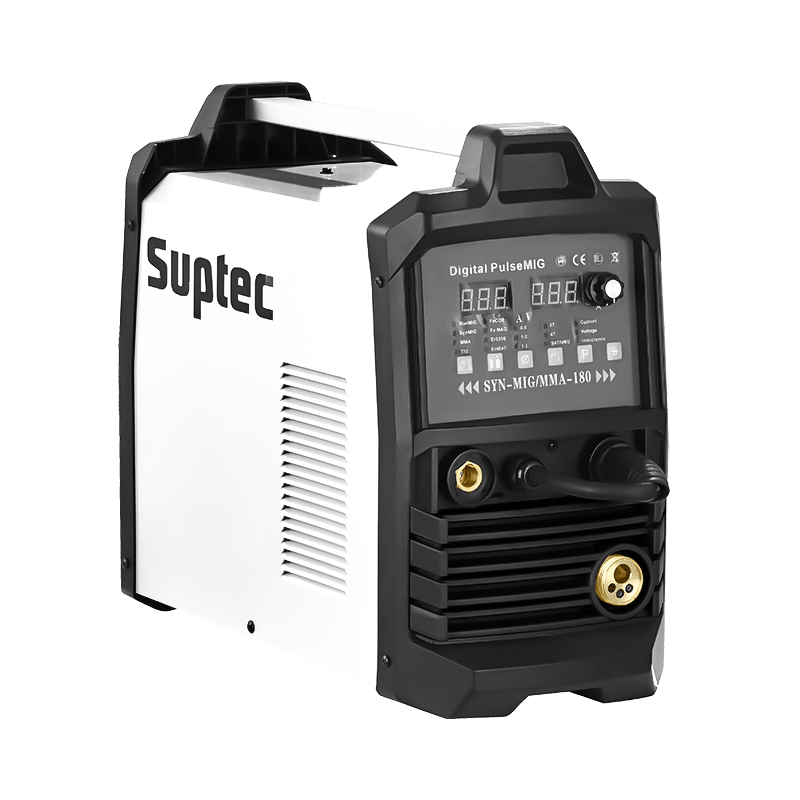 SUPTEC 205A MIG SOUDEUR, ARC STICK SOUDEUR, 3 EN 1 MULTIFONCTION, DOUBLE TENSION 110/220 V, GAZ SANS GAZ, DÉMARRAGE À CHAUD INVERTER SOUDEUR AVEC LIFT TIG, affichage numérique LCD, MIG SOUDEUR MIG/LIFT TIG/ARC 3 EN 1 2T 4T