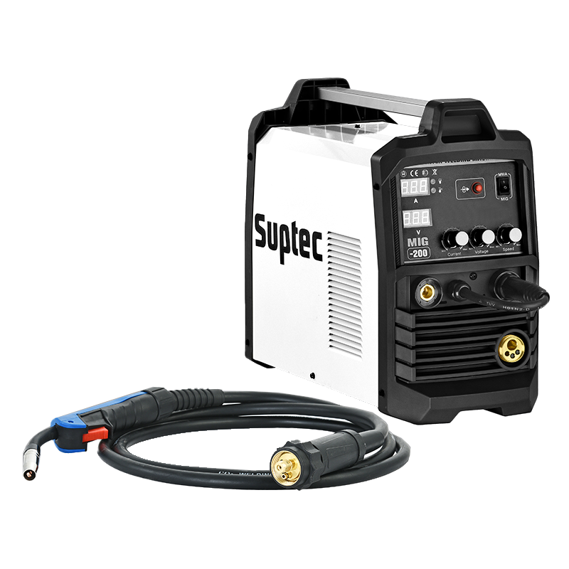 SUPTEC 200AMP INVERTER MULTI PROCESS SOUDEUR AVEC GARANTIE D'UN AN, DOUBLE TENSION 220V 110V MIG/TIG/ARC STICK 3 EN 1 SOUDEUR/MAHCINE DE SOUDAGE